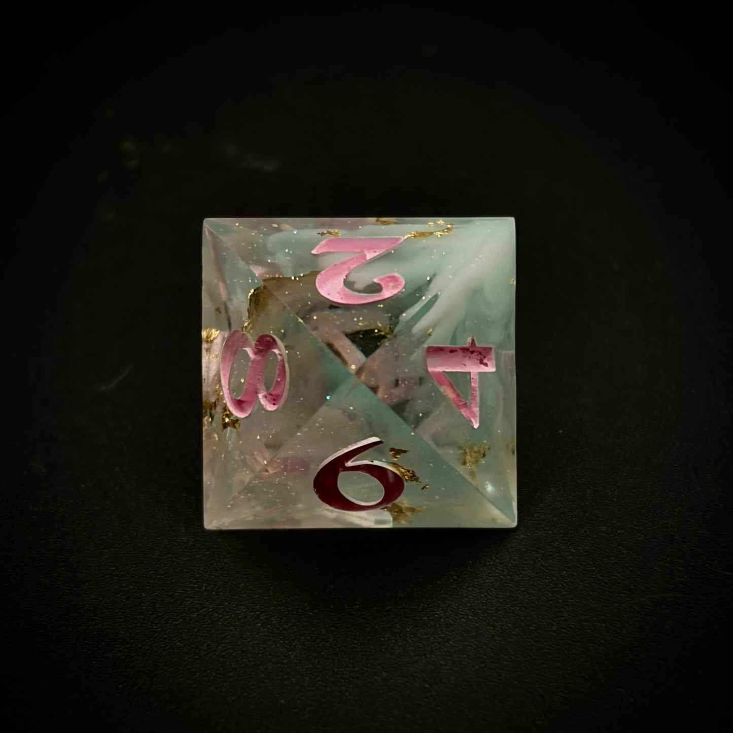 Faewild Swim (7 piece polyhedral hand made dice set)