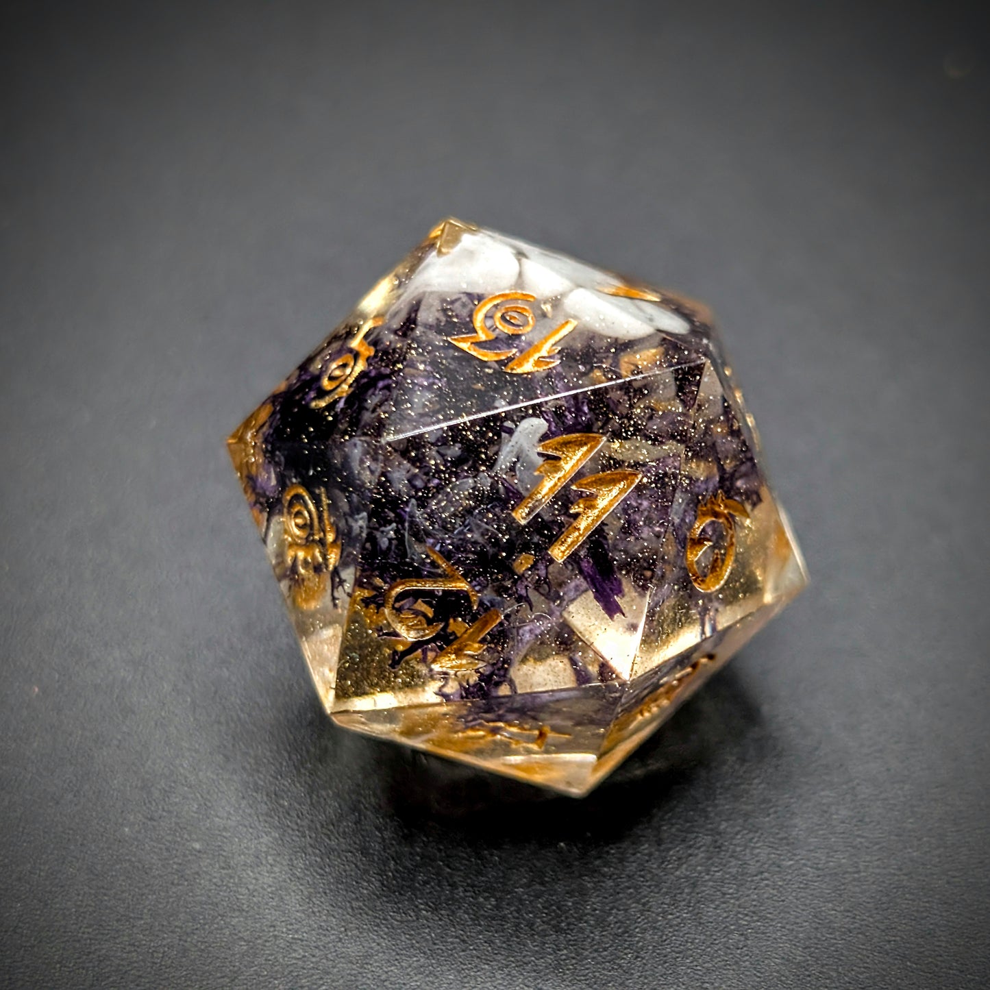 Ghastly Thorns, Shadowless holo 1st edition (30mm mimic D20)