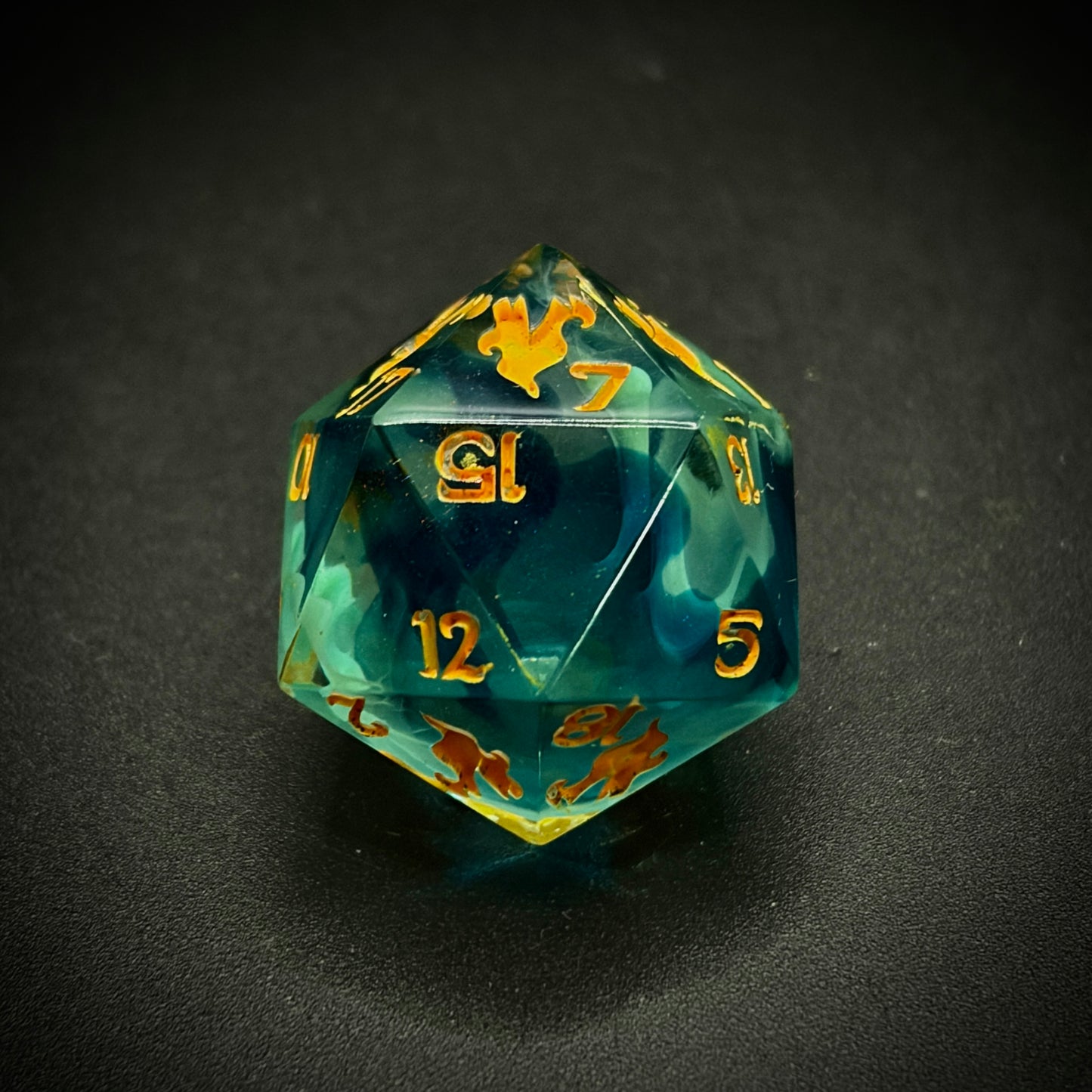 Rampant Elemental (28mm D20 Flame Garden)