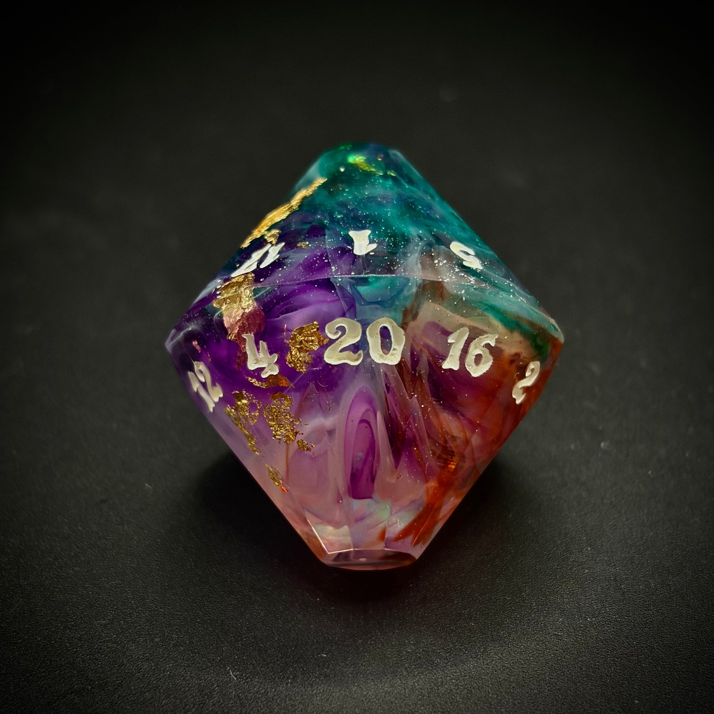 Chaos Palette (7 piece coffin style hand made dice set)