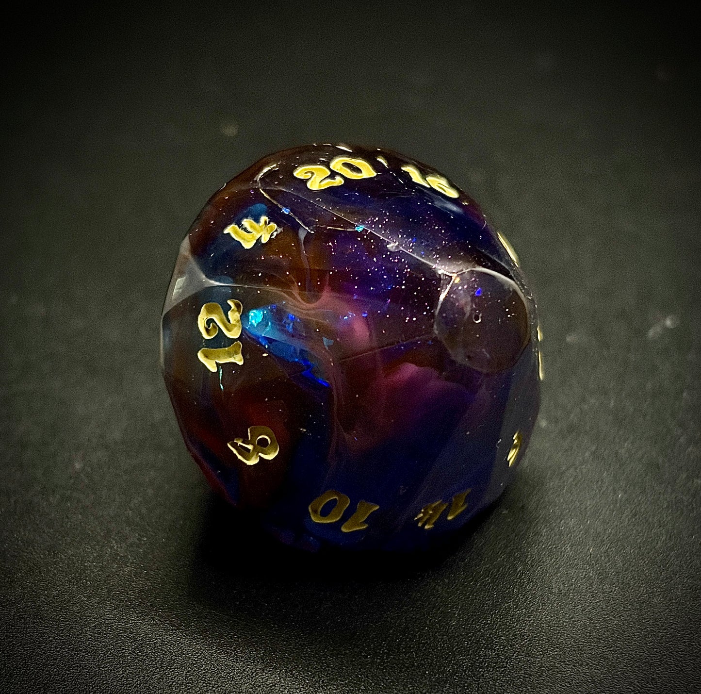 Astral Voyager (7 piece coffin style hand made dice set)