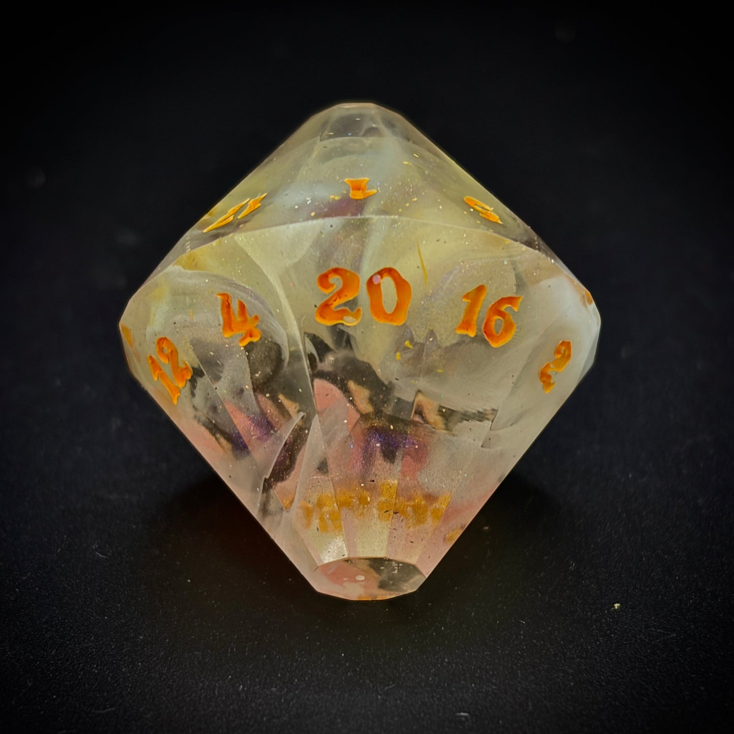 Artistic Corruption (7 piece coffin style hand made dice set)