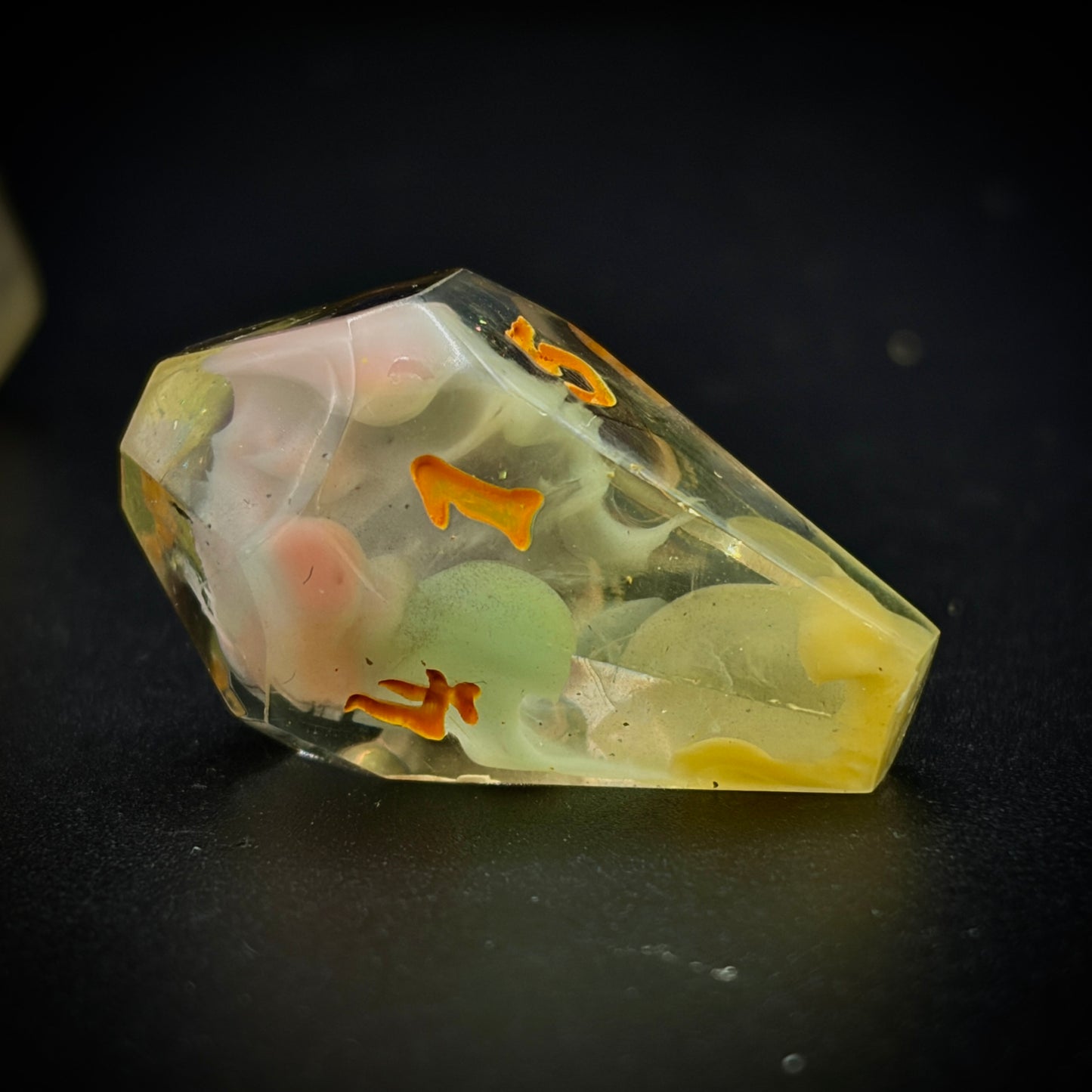 Artistic Corruption (7 piece coffin style hand made dice set)