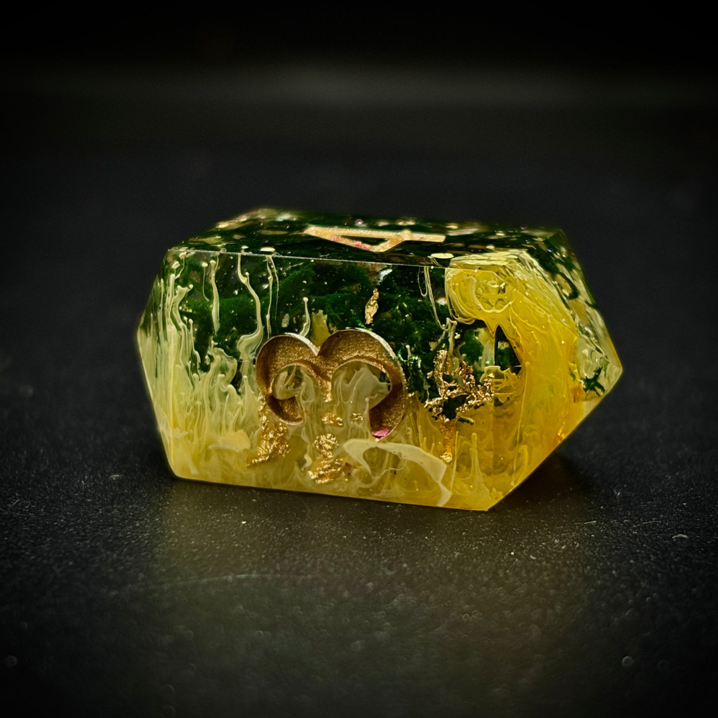 Creeping Surge (7 piece polyhedral hand made dice set)