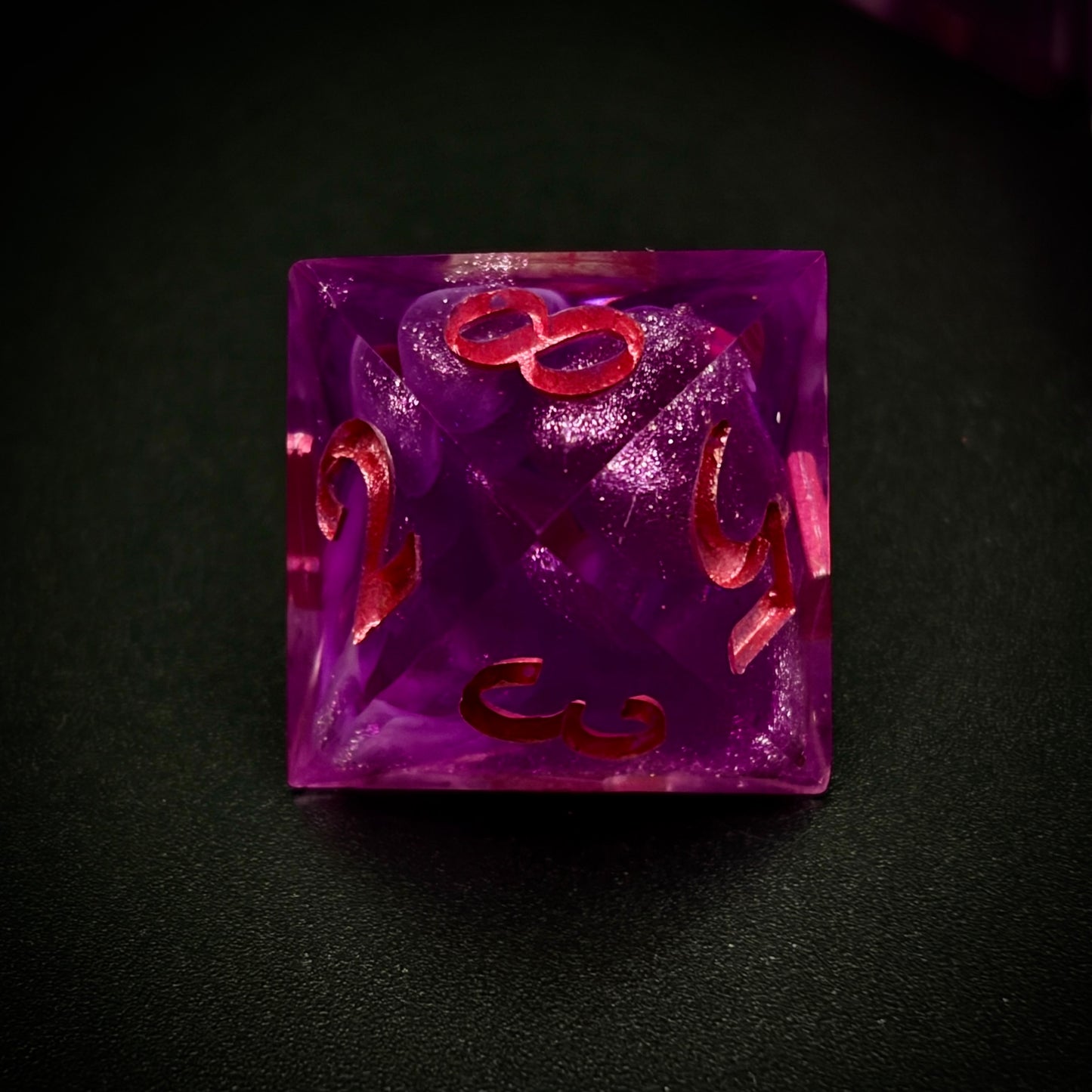 Girlypop Gumdrop (7 piece polyhedral hand made dice set)