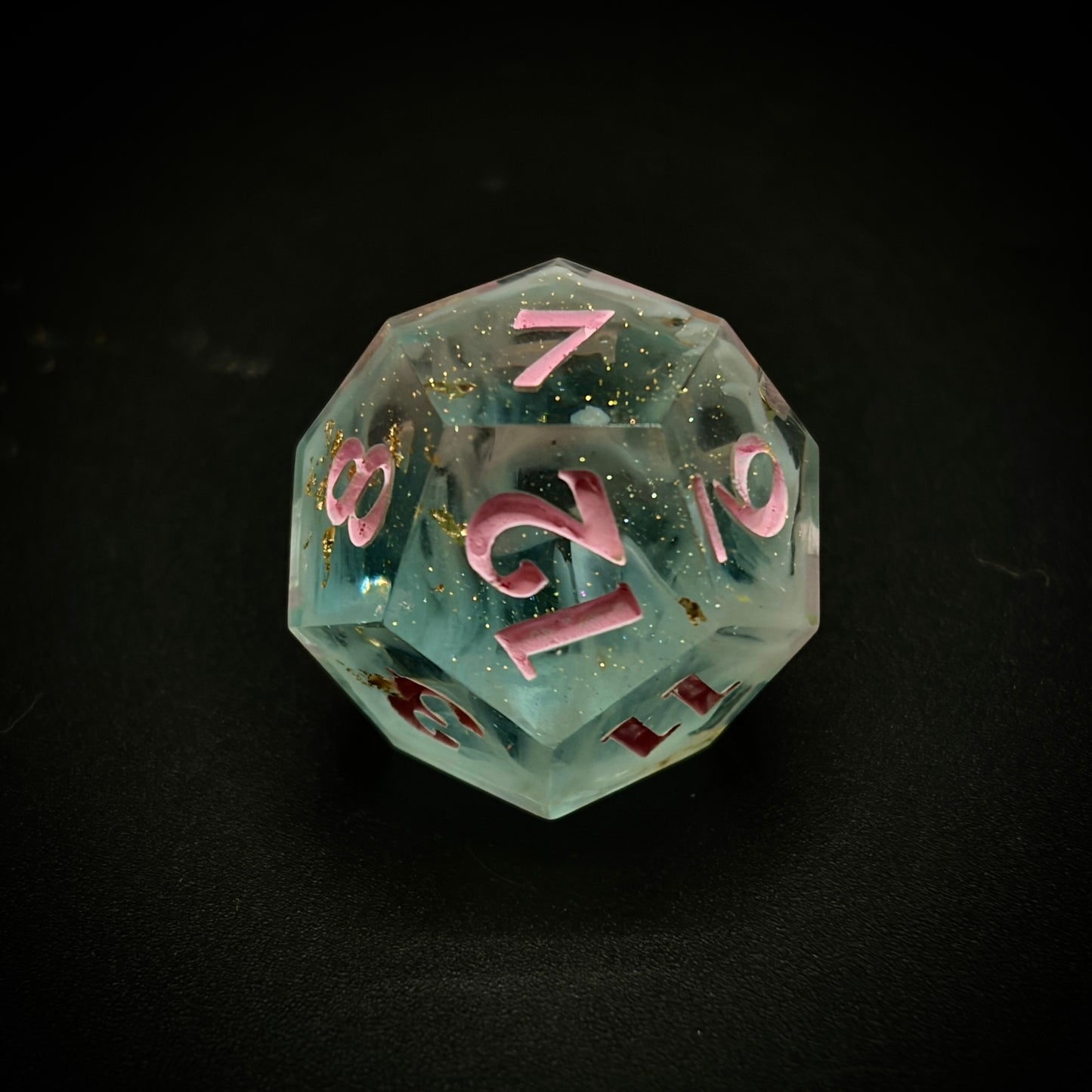 Faewild Swim (7 piece polyhedral hand made dice set)