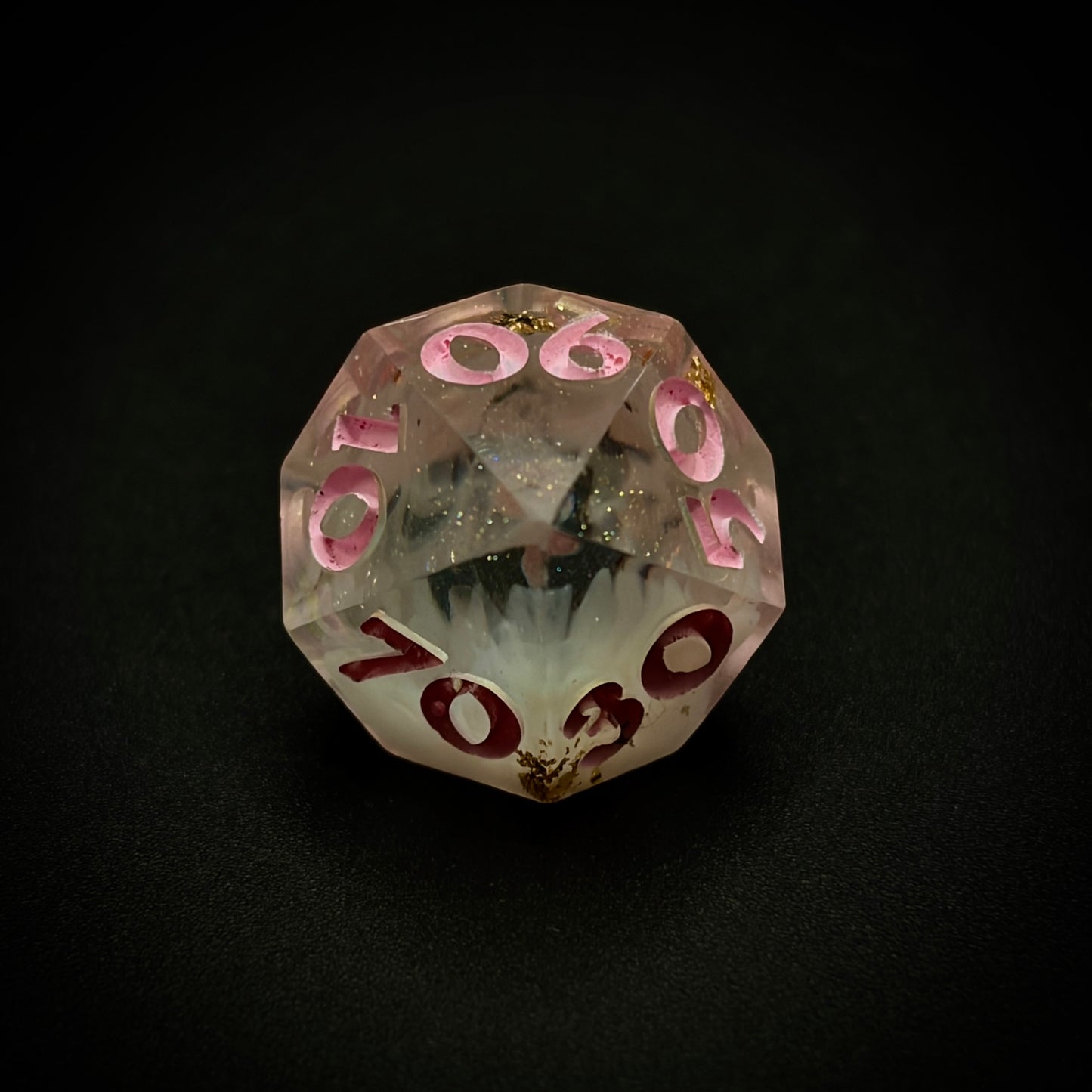 Faewild Swim (7 piece polyhedral hand made dice set)