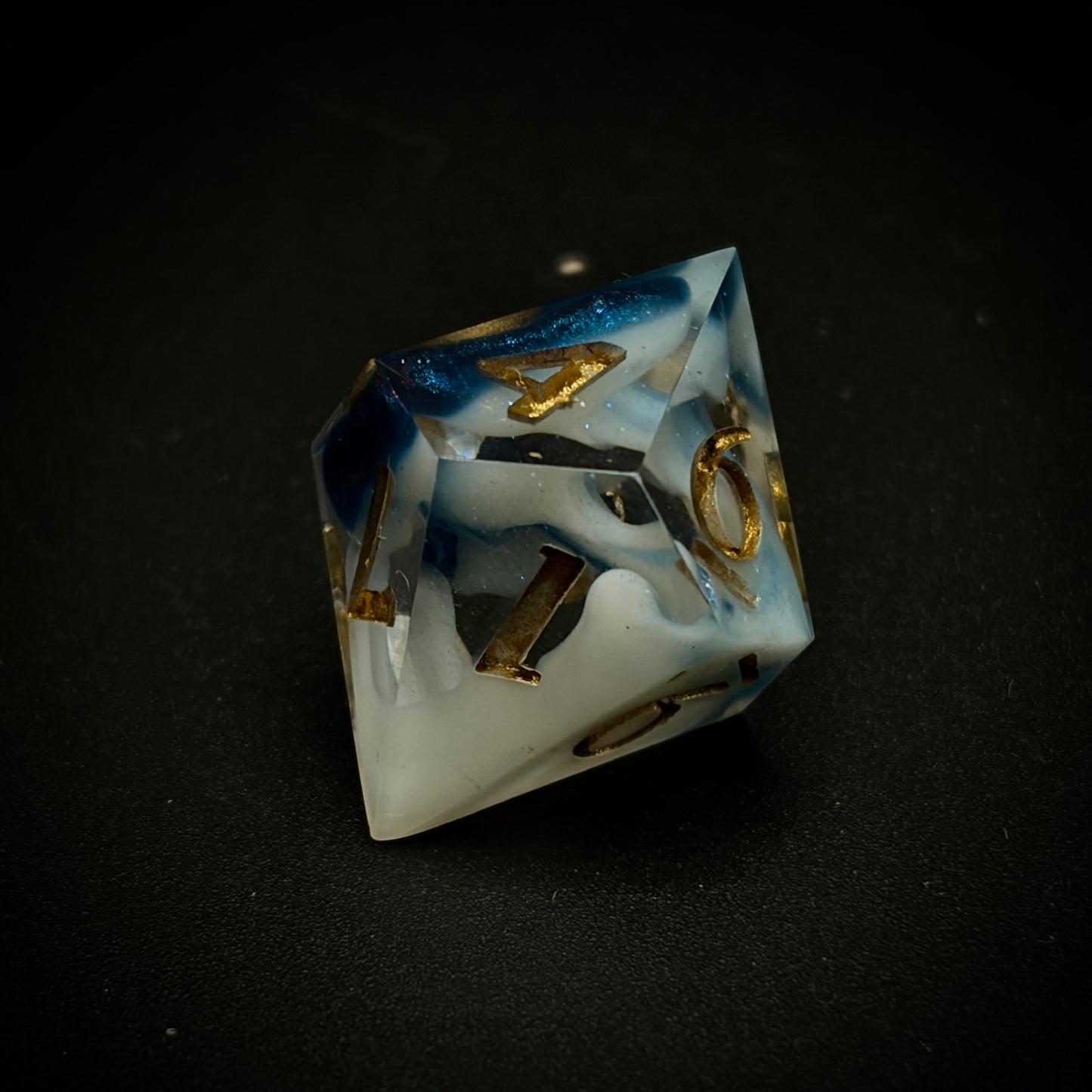 Tempest Walker (7 piece polyhedral hand made dice set)