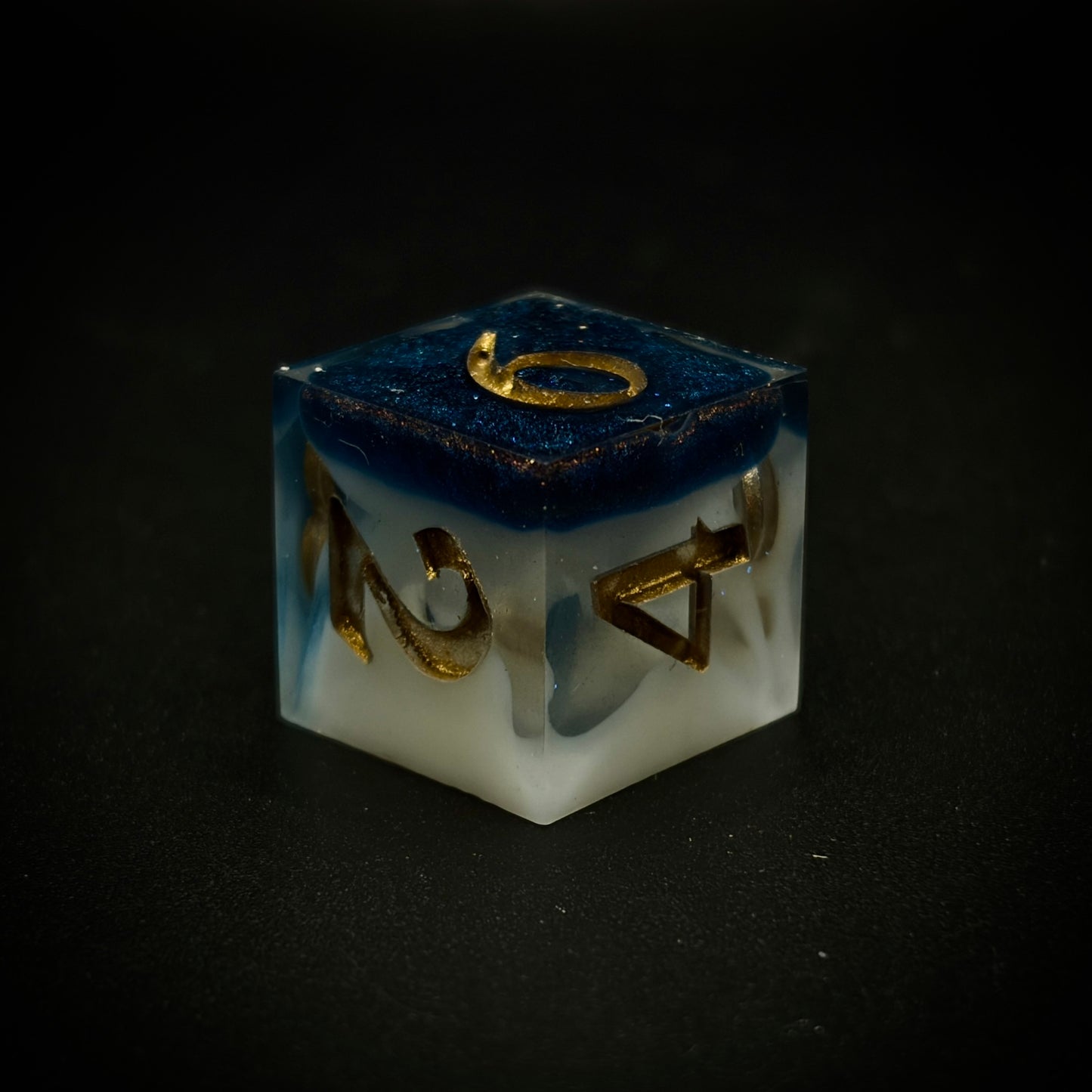 Tempest Walker (7 piece polyhedral hand made dice set)