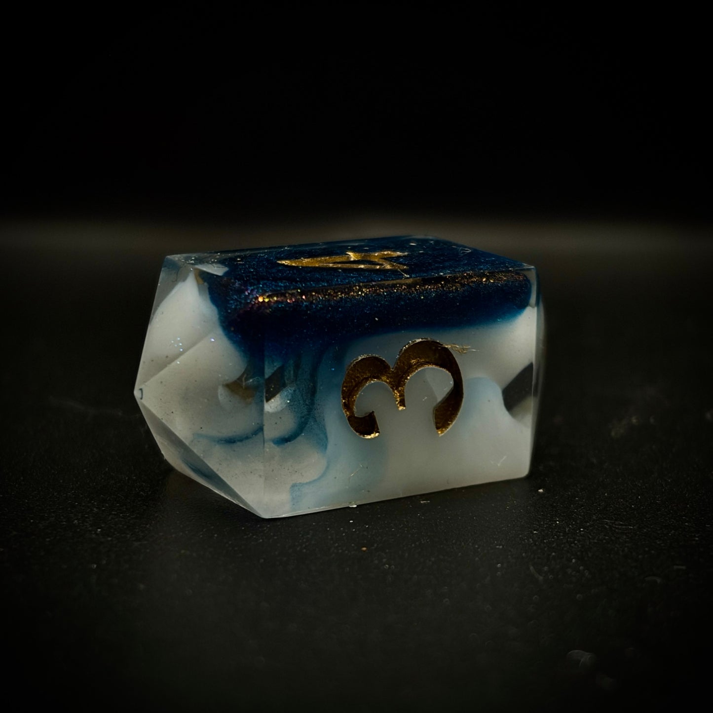 Tempest Walker (7 piece polyhedral hand made dice set)